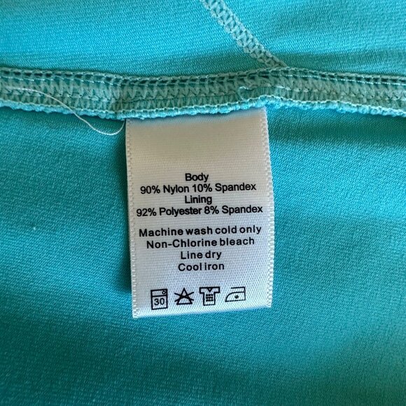 Alo Cool Fit Scoop Neck Tank Top Racerback Lightweight ColorBlock Blue S - Picture 8 of 9